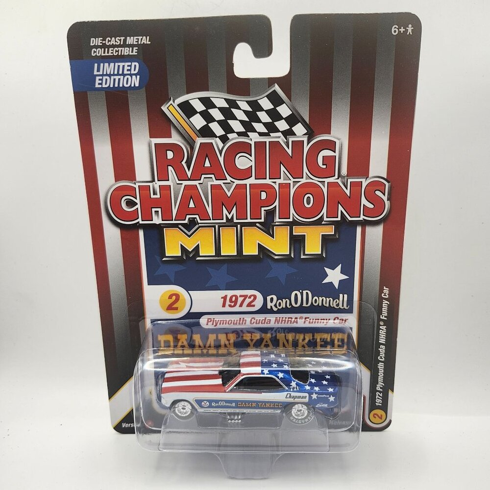 2025 Racing Champions Mint Ron O'Donnell 1972 Plymouth Cuda NHRA Funny Car LE